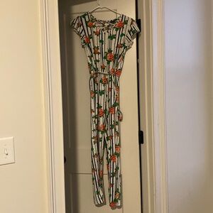Girls Floral Romper